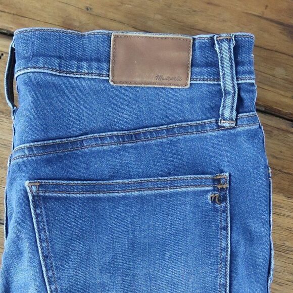 MADEWELL HIGH RISE SKINNY BLUE DENIM JEANS SIZE 30 - Picture 8 of 10